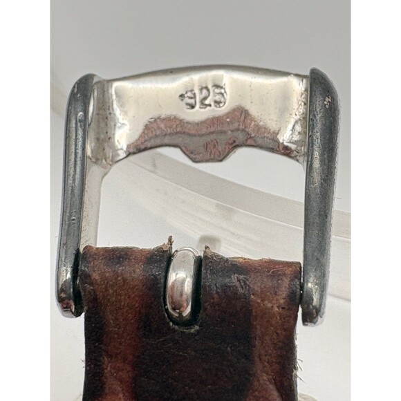 Vintage Ecclissi Sterling Silver Turquoise Watch 22490 - Picture 8 of 9